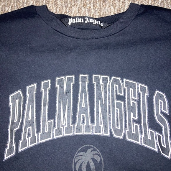 Palm Angels 100% Real Black Tee